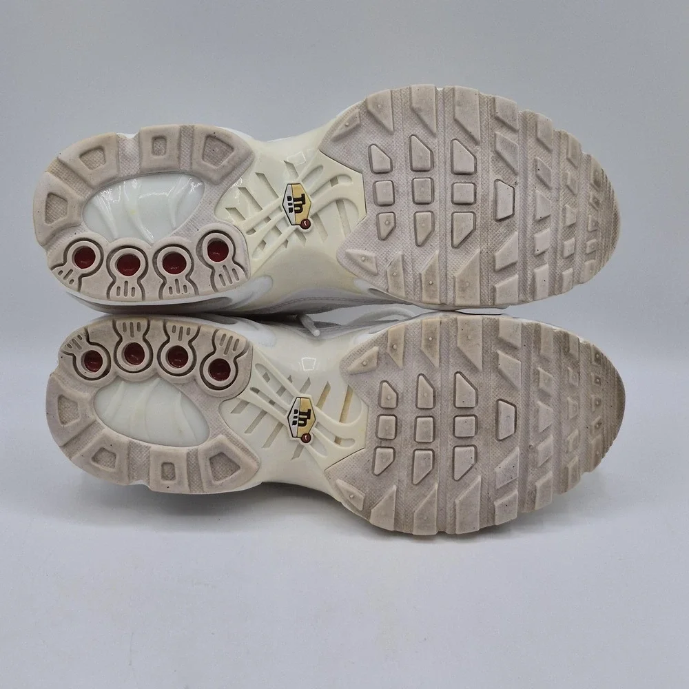 Nike Air Max Plus Shoes Youth Size 6.5Y‎ White Tn Running Sneakers CW7044-100
